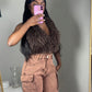 Fuzzy Faux Top