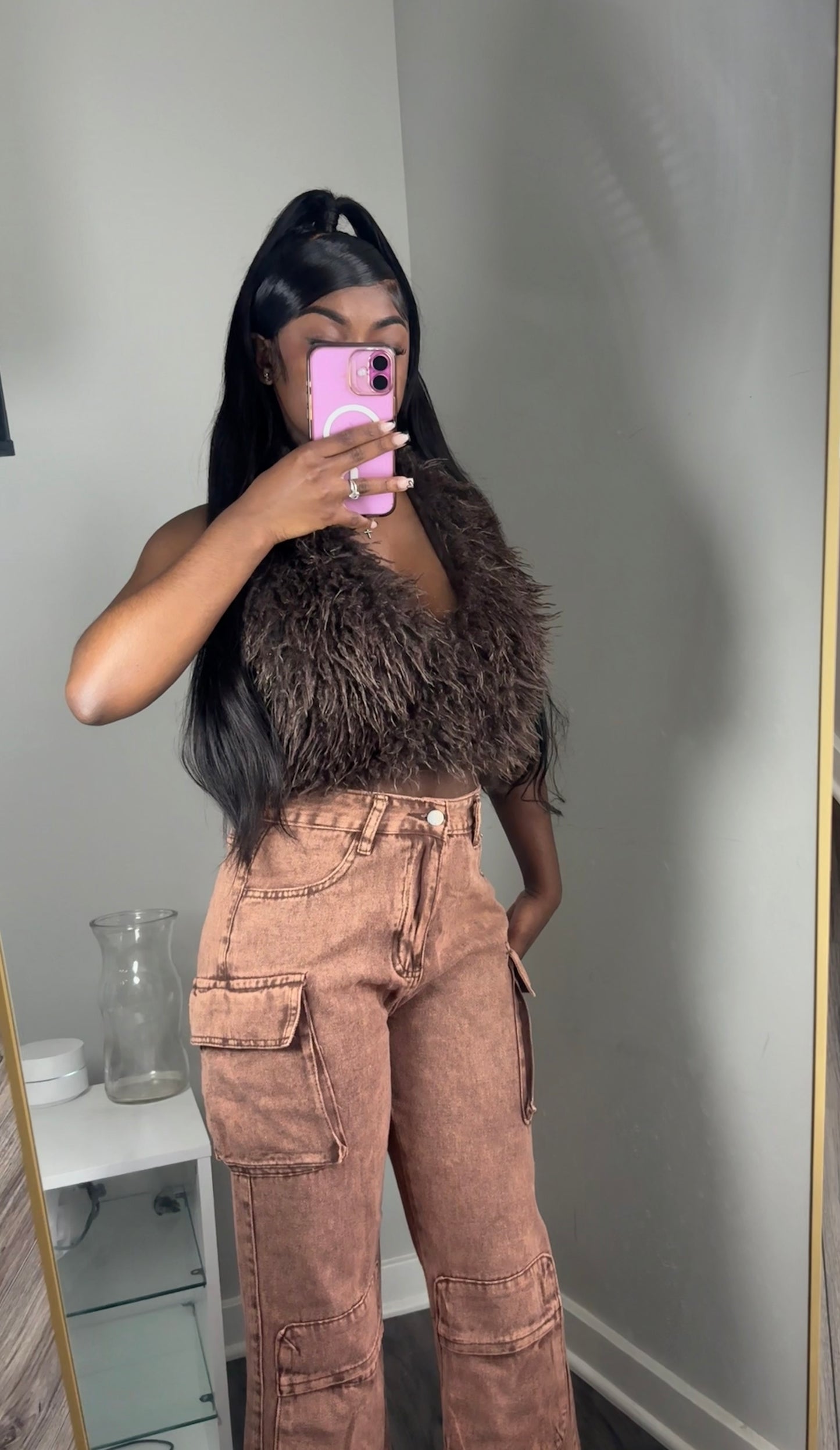 Fuzzy Faux Top